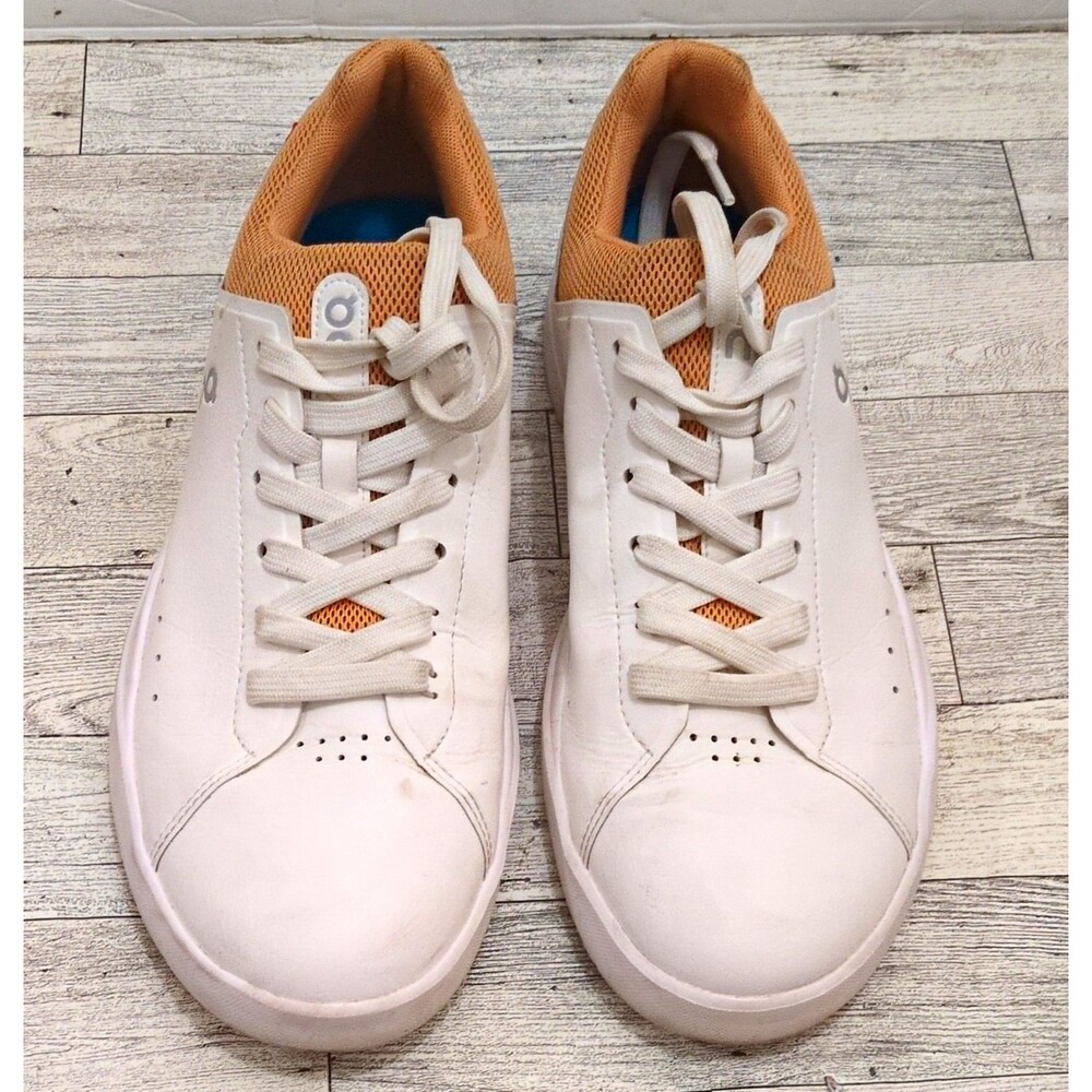 On Running Women’s Low Top Lace-Up Athletic Sneakers White/Tan